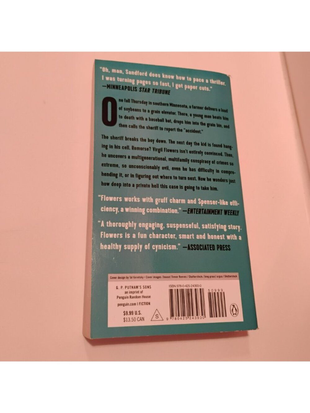 Bad Blood By John Sandford Paperback Fiction Thriller A Virgil Flowers Novel - Picture 2 of 4